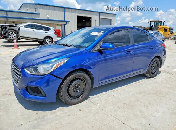 3KPC24A36KE070619 2019 HYUNDAI ACCENT Blue Հետևի ձախ