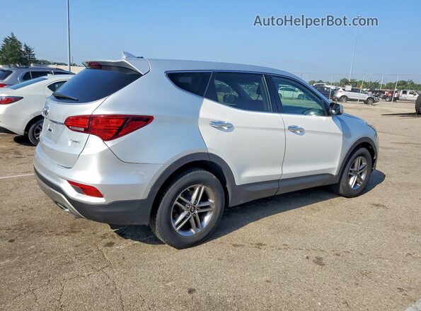 5XYZT3LB0HG498896 2017 HYUNDAI SANTA FE Silver Передня права чверть