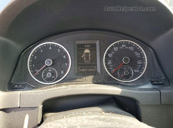 WVGBV7AX2HW502060 2017 VOLKSWAGEN TIGUAN Синий Вид щитка приборов