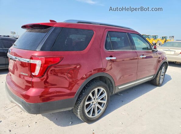 1FM5K7F85GGA11580 2016 FORD EXPLORER Red Առջևի աջ