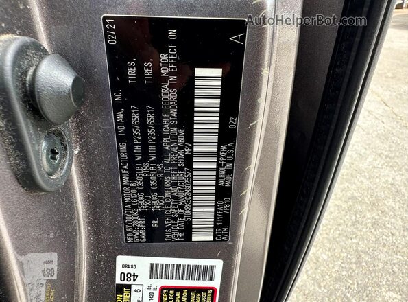 5TDKRKEC2MS025577 2021 TOYOTA SIENNA Black Вид задньої частини салону