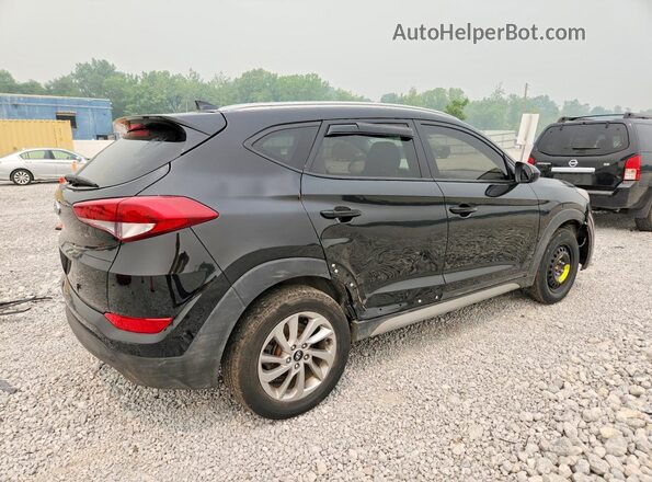 KM8J33A49JU712589 2018 HYUNDAI TUCSON Black წინა მარჯვენა