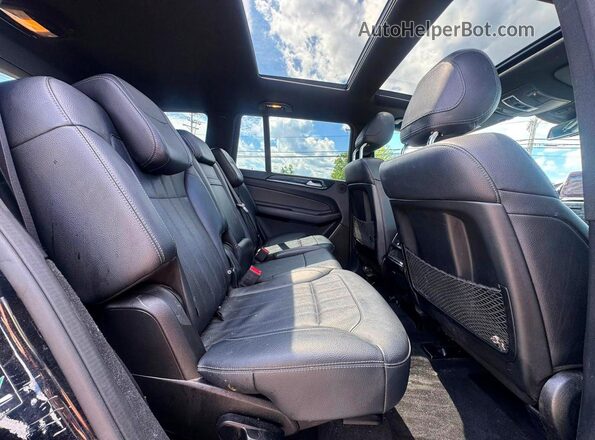 4JGDF6EE7JB176648 2018 MERCEDES-BENZ GLS Black Widok z tyłu