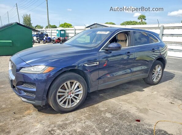 SADCK2BV7HA895072 2017 JAGUAR F-PACE Blue Tył lewy