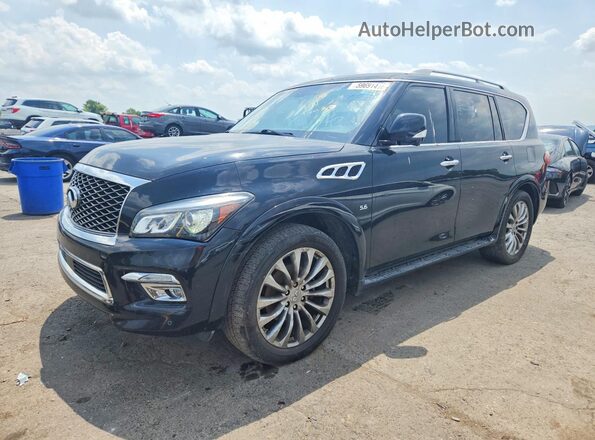 JN8AZ2NC2G9400970 2016 INFINITI QX80 Black Rear left