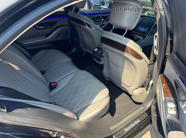 W1K6G7GB9MA018850 2021 MERCEDES-BENZ S-CLASS Black უკანა სალონის ხედი