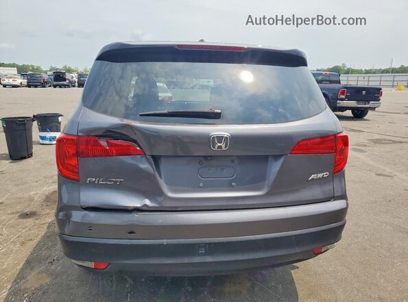 5FNYF6H87GB085252 2016 HONDA PILOT Silver წინა სალონის ხედი