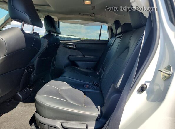 5TDKDRAH4PS008664 2023 TOYOTA HIGHLANDER White ძრავის განყოფილების ხედი
