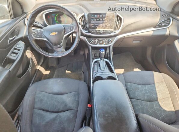 1G1RC6S5XHU193300 2017 CHEVROLET VOLT Gray Вид щитка приладів