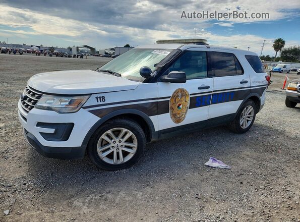 1FM5K7B86HGD42093 2017 FORD EXPLORER White უკანა მარცხენა