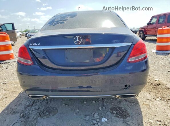 55SWF4JB9GU115545 2016 MERCEDES-BENZ C-CLASS Blue Vista interior delantera