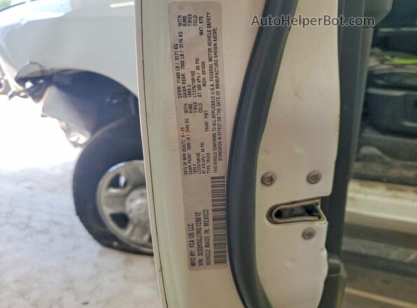 3C63R3GJ7RG128612 2024 RAM 3500 White Vista de la etiqueta del VIN