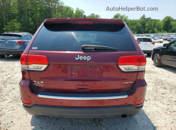 1C4RJFBG6HC639981 2017 JEEP GRAND Burgundy წინა სალონის ხედი