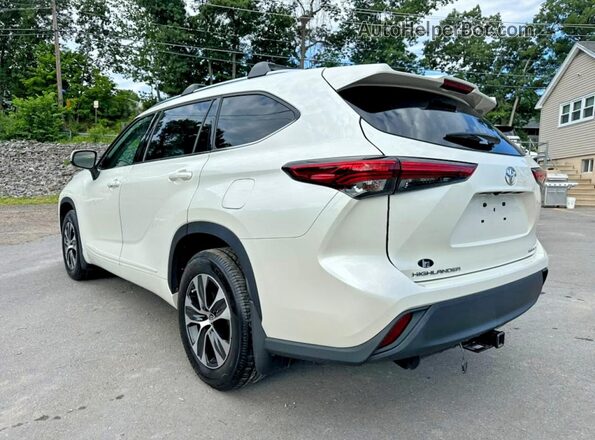 5TDGZRBH5MS542760 2021 TOYOTA HIGHLANDER White Rear right
