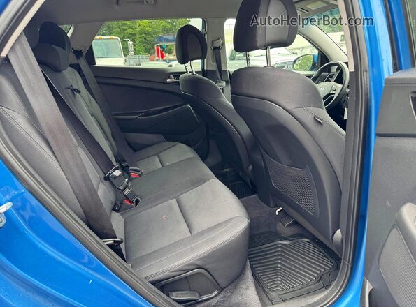KM8J3CA4XJU622030 2018 HYUNDAI TUCSON Blue Вид панелі приладів
