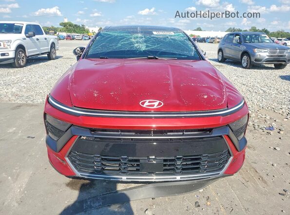 KMHL54JC5RA405711 2024 HYUNDAI SONATA Burgundy უკანა ხედი