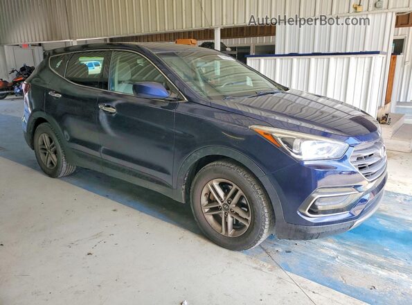 5XYZT3LB9HG483250 2017 HYUNDAI SANTA Blue Widok z przodu