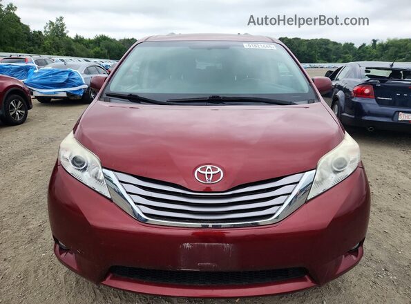5TDDK3DC7GS145495 2016 TOYOTA SIENNA Red Հետևի տեսք