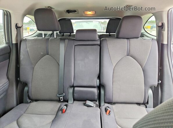 5TDKDRAH9RS532878 2024 TOYOTA HIGHLANDER Gray უკანა სალონის ხედი