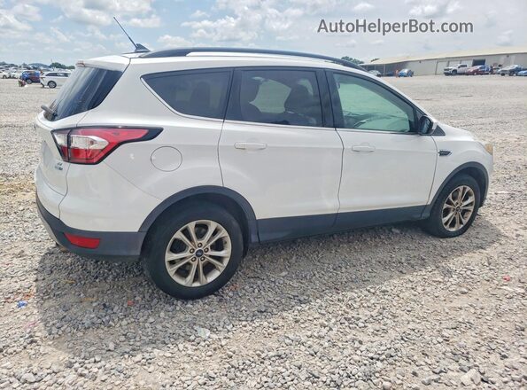 1FMCU9GD1JUC20378 2018 FORD ESCAPE Белый Передняя правая четверть