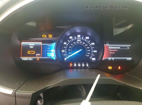 2FMPK3J95KBC24109 2019 FORD EDGE White Հետևի նստատեղերի տեսք