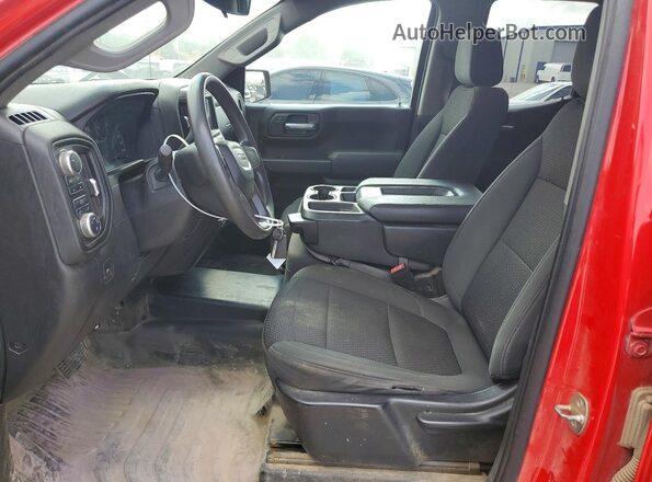 1GTR9AEF0MZ214164 2021 GMC SIERRA Красный Вид панели приборов