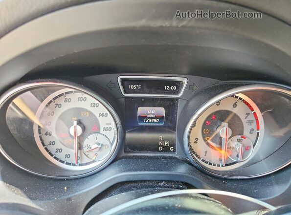 WDCTG4EB2GJ191901 2016 MERCEDES-BENZ GLA-CLASS Black Vista de los asientos traseros