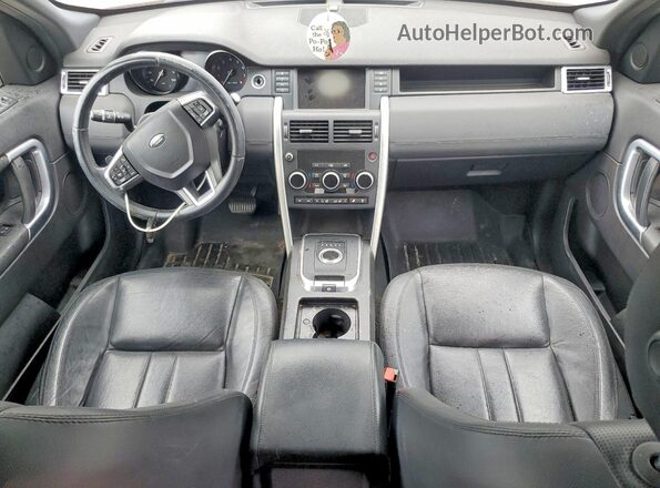 SALCR2BG7GH553869 2016 LAND ROVER DISCOVERY Red Вид щитка приладів