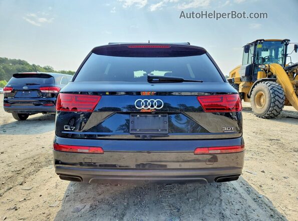 WA1VAAF78HD052763 2017 AUDI Q7 Black Vista interior delantera