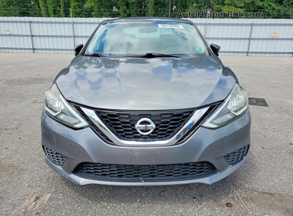 3N1AB7AP8HY407653 2017 NISSAN SENTRA Серый Вид сзади