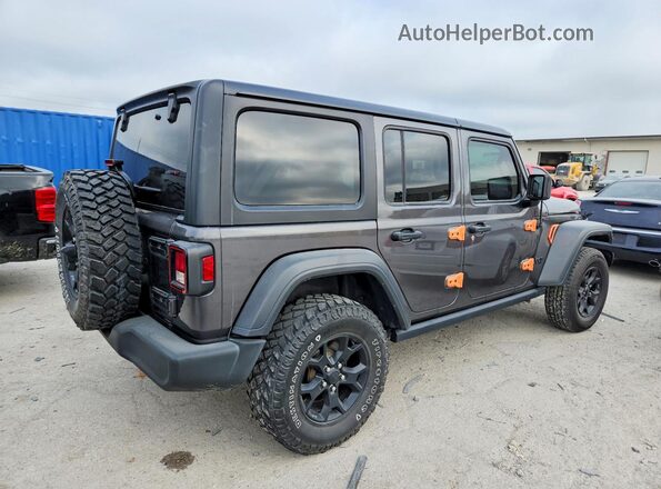 1C4HJXDN9LW174116 2020 JEEP WRANGLER Gray Առջևի աջ