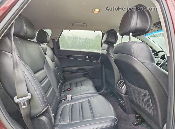5XYPH4A5XGG186255 2016 KIA SORENTO Темно-бордовый Вид подкапотного пространства
