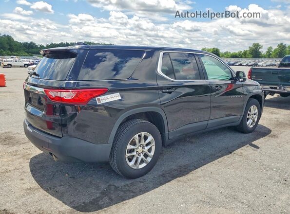 1GNERFKW9LJ166989 2020 CHEVROLET TRAVERSE Черный Передняя правая четверть