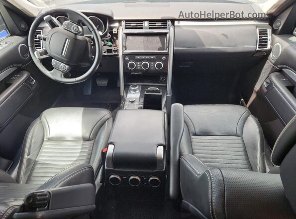 SALRTBBVXHA017437 2017 LAND ROVER DISCOVERY Black ხელსაწყოთა პანელის ხედი