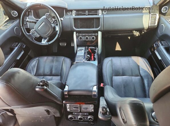 SALGS2EF9GA262078 2016 LAND ROVER RANGE Gray Widok zestawu wskaźników