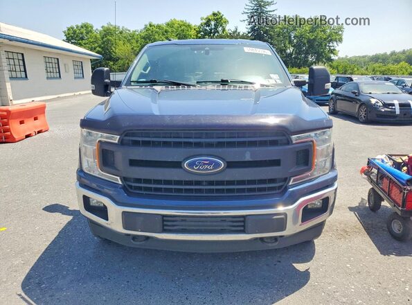 1FTFX1E44KKE72846 2019 FORD F150 Blue Вид ззаду