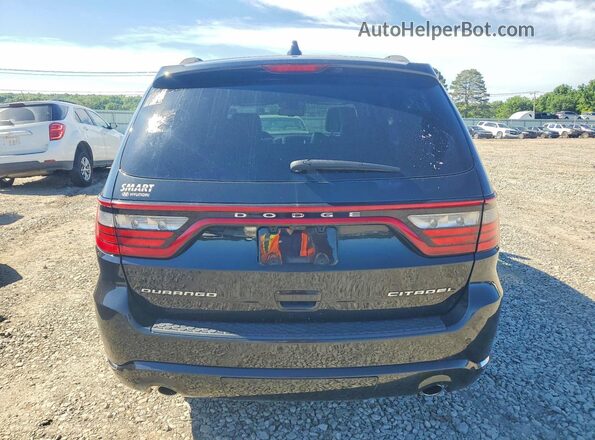 1C4RDHEG2GC322423 2016 DODGE DURANGO Black Вид салону спереду