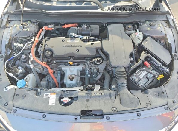 1HGCV3F46JA011396 2018 HONDA ACCORD Gray Շարժիչի բաժամունքի տեսք