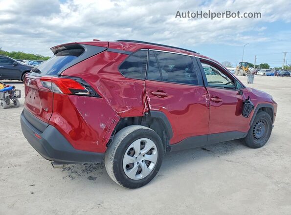JTMH1RFV1KJ009634 2019 TOYOTA RAV4 Красный Передняя правая четверть