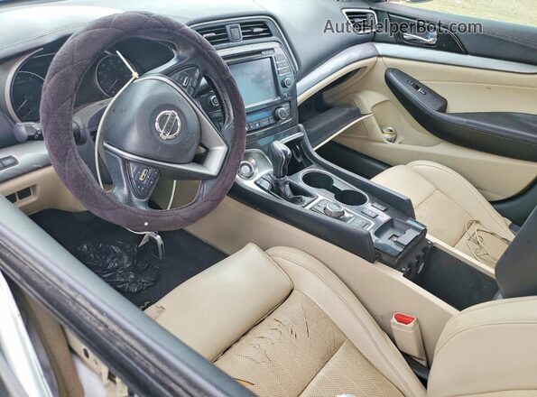 1N4AA6AP9HC395327 2017 NISSAN MAXIMA Белый Вид щитка приборов
