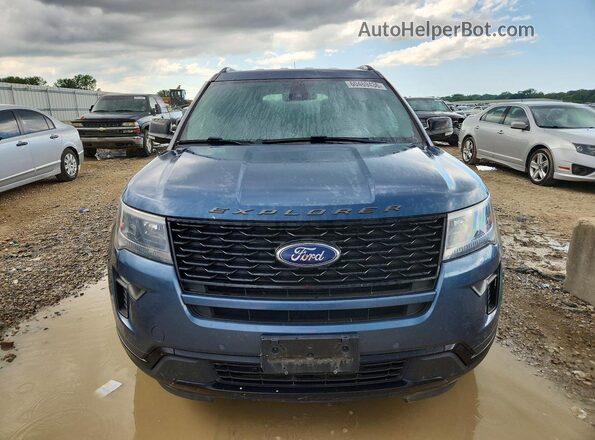 1FM5K8GT0KGA20432 2019 FORD EXPLORER Black Հետևի տեսք