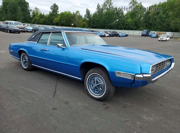 8J87N119347 1968 FORD THUNDERBIRD Blue წინა ხედი