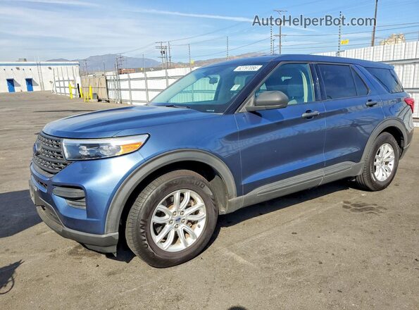 1FMSK7BH2LGB31081 2020 FORD EXPLORER Blue Tył lewy