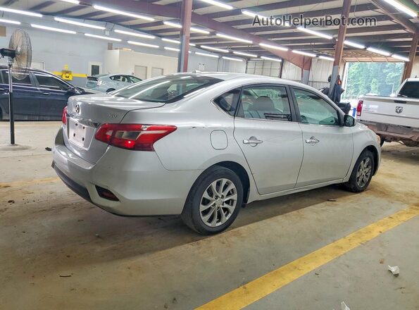 3N1AB7AP3KY368638 2019 NISSAN SENTRA Silver Przód prawy