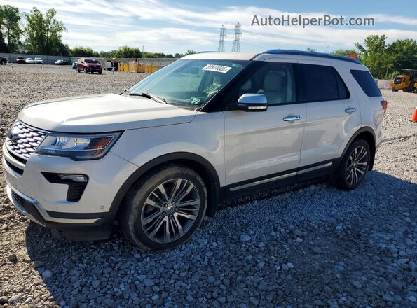 1FM5K8HT3JGB29058 2018 FORD EXPLORER Белый Задняя левая четверть