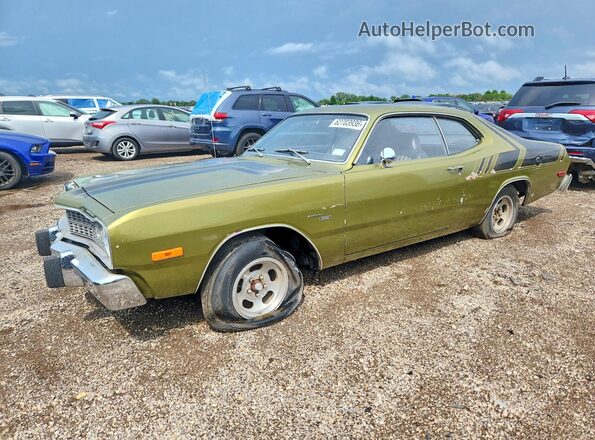 LL29C4B265671 1974 DODGE DART Зеленый Задняя левая четверть