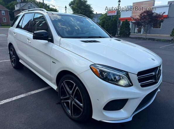 4JGDA6EB4KB203861 2019 MERCEDES-BENZ GLE White Դիմացի տեսք