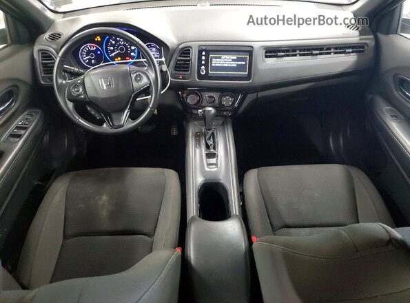 3CZRU5H1XKM730109 2019 HONDA HR-V Black ხელსაწყოთა პანელის ხედი
