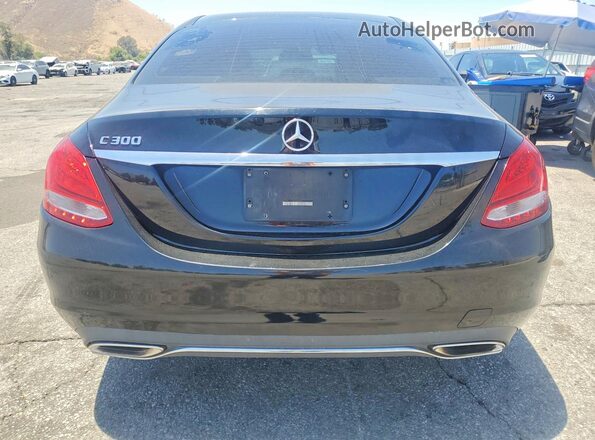 55SWF4JB0HU233940 2017 MERCEDES-BENZ C Black Front interior view