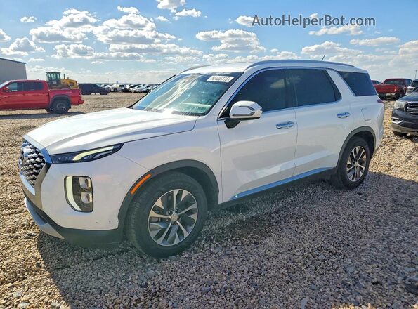 KM8R24HE7LU143626 2020 HYUNDAI PALISADE White უკანა მარცხენა